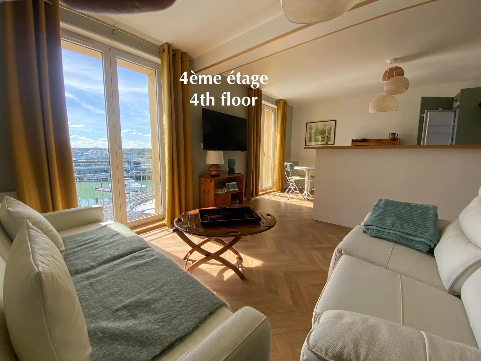 Etablissement 3 Etoiles Avec Ascenseur, 3 Appartements Lumineux Vue Port Avec Balcon, 200M De La Mer, Wifi Fibre, Tous Service Inclus Dieppe Exterior foto